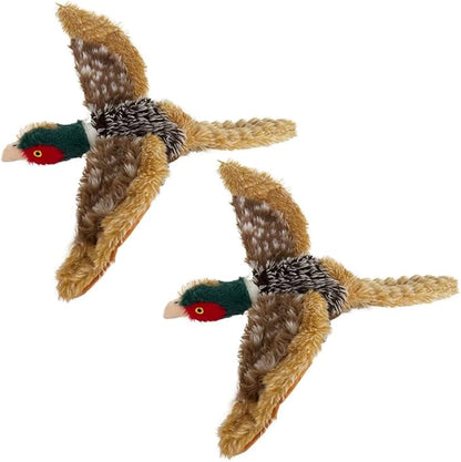 Pheasant Dog Toy Squeaky Pet Toys,Pheasant Interactive Chew Toys Stuffed Teething Toys for Large Medium Small Dog,Pheasant Dogs Toys Squeaky Toy to Keep Them Busy (R-2pheasant)