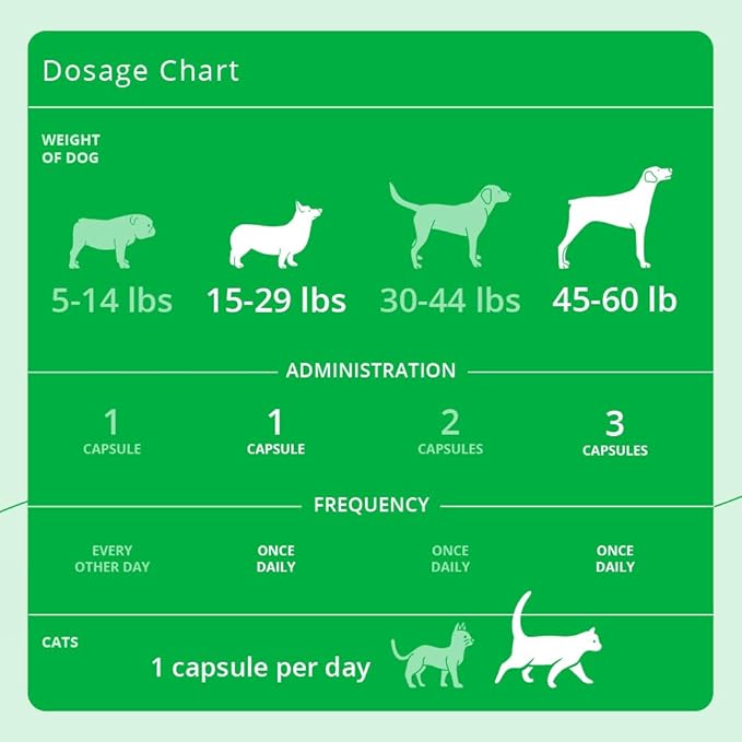 Eicosa3FF SnipCaps Omega 3 Free Fatty Acid Capsules for Dogs and Cats - Small, 60 ct
