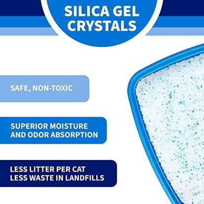 Litter Pearls Tracksless Unscented Non-Clumping Crystal Cat Litter with Odorbond, 10.5 Pounds