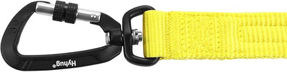 Hyhug Short Dog Leash Heavy Duty Nylon with Comfortable Padded Handle, Durable Training Pet Leashes for Small Medium Large Dogs(24 Inches, Luminous Yellow)