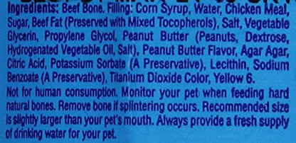 Redbarn Large Filled Bone Peanut Butter, 1 Bone