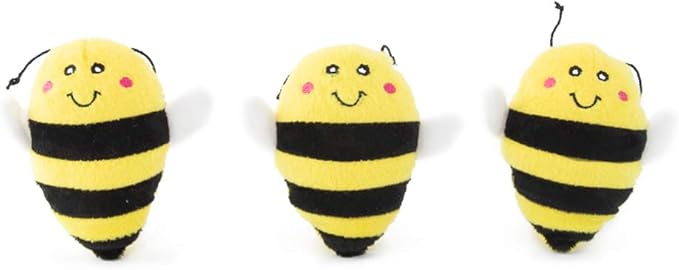 ZippyPaws Burrow- Interactive Dog & Puppy Toys for Boredom, Stimulating Pet Products to Keep Them Busy, Hide & Seek Plush Puzzles, Squeaky Toy for Enrichment, for Small & Medium Dogs- Honey Pot