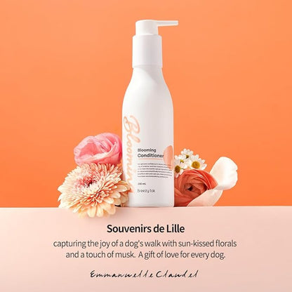 Breezytail Blooming Dog Leave-in Conditioner, Loved by Top Korean Groomers, Adds Volume and Shine – Easy Breezy, Signature Blooming Powdery Scent, Professional Care at Home (6.76 fl oz/200 ml)