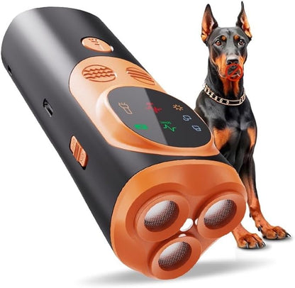 Ultrasonic Dog Bark Deterrent Device – Anti-Barking Training Control System | 50 Ft Range, Adjustable Sensitivity, Safe Humane Sonic Dog Trainer for Indoor & Outdoor Use