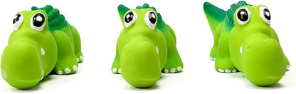 Pawdoer Squeaky Dog Toys for Medium Dogs, Soft Latex Squeaky Dog Ball, Cute Funny Squeak Crocodile Pet Toys