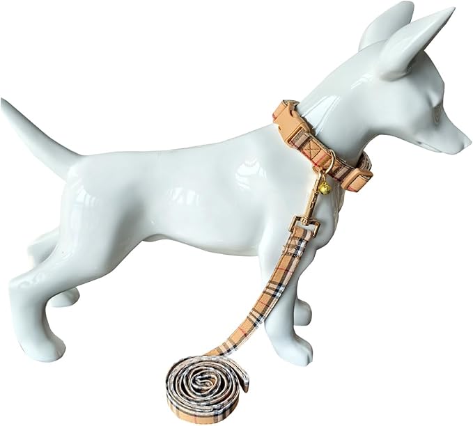 SuperBuddy Dog Collar and Leash,Breathable Adjustable Dog Collar-Safe Buckle-Collars for Small Medium Large Pet