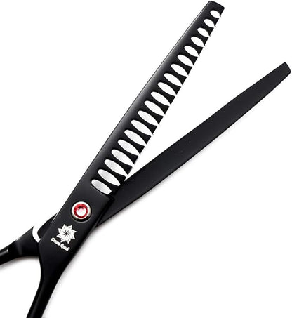 Dream Reach Professional 7.0'' Curved Chunker Scissors for Dogs and Cats