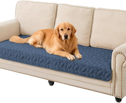Ameritex Pet Bed Cover Dog Bed Blanket for Sofa and Furniture Waterproof New Pattern Design (30x70 Inch, Navyblue)
