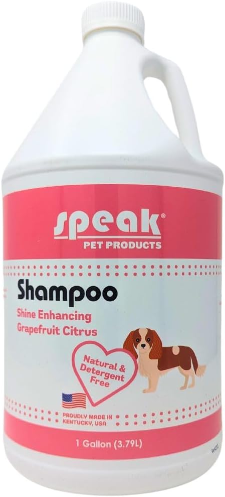 Speak Pet Products Shine Enhancing Dog Shampoo, Grapefruit Citrus, 1 Gallon