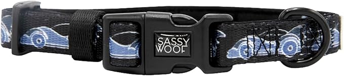 Sassy Woof Dog Collar Batman™ - S, Adjustable, Durable, Comfortable and Stylish Pet Accessories for Small Dogs - Officially Licensed