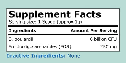 CK Formulations | S boulardii + FOS for Dogs and Cats | Probiotic and Prebiotic Powder | Support Gut Health, Diarrhea | 6 Billion CFU | 60g
