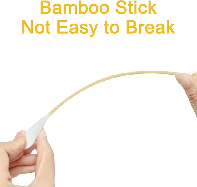 Egaageoi 200 Count Large Cotton Swabs for Dogs & Cats (6 Inch) | Biodegradable Bamboo Handle Q-Tips for Pet Ear Cleaning | Soft Fragrance-Free Applicators for Ointments & Medication