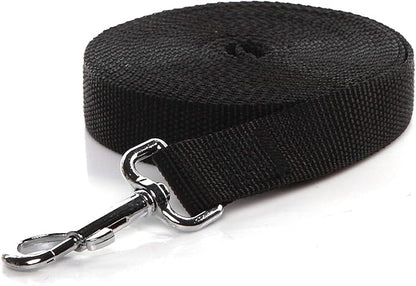 TAIDA Strong Nylon 16 Feet Long Dog Leash, 16 Foot Dog Leashes for Medium Large Dogs, 1 Inch Wide