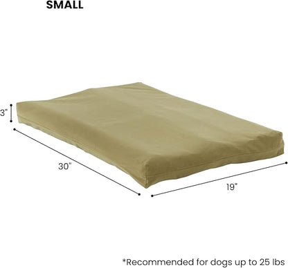 Happy Hounds Cooper Deluxe Reversible Crate Pad - Small - Moss