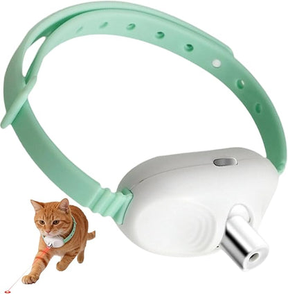 Walfront Automatic Interactive Cat Toy for Indoor Cats, USB Rechargeable Adjustable Height 9.1–13.4in with 2 Modes & 41° Angle, Hands-Free Chase Play for Kittens & Adult Cats, Fun Exercise
