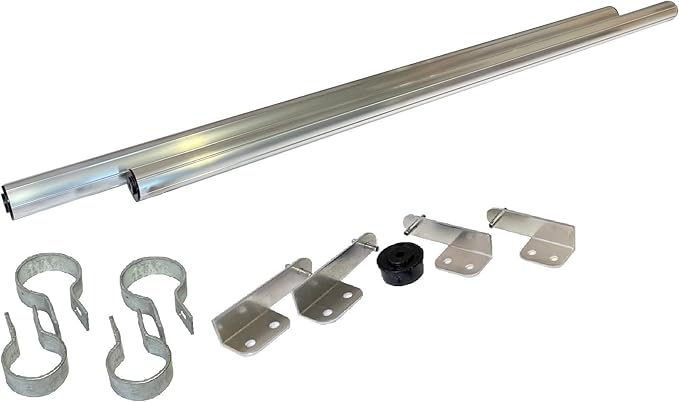 Coyote Roller 8 Foot Kit - Keep Pets Contained, Coyotes Out - Cats, Dogs, Coyotes - Chain Link