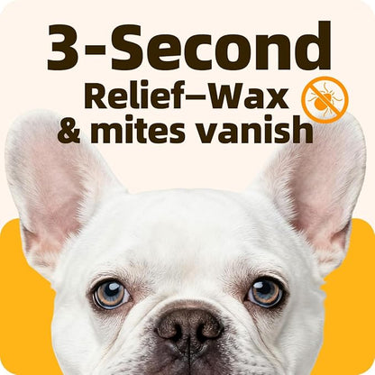 Ear Drops for Ear Infection Treatment, Ear Mites Treatment, Dog Yeast Soothing Cleansing, Ear Wax Removal, Itchy Ear Relief for Dogs and Cats | 20 ml 0.67 FL OZ