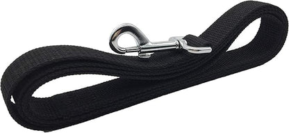 TAIAN 4 FT Strong Dog Leash, Nylon Dog Leashes for Small Medium Large Dogs Black