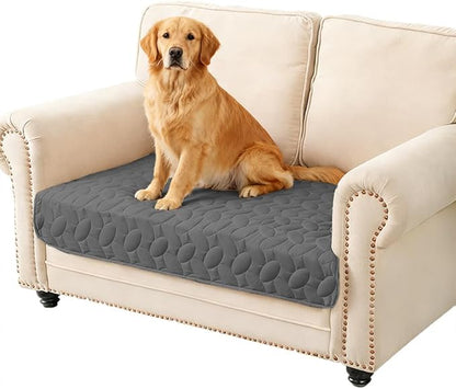Ameritex Waterproof Pet Bed Cover Anti-Slip Dog Bed Blanket for Sofa and Furniture Waterproof New Pattern Design (Darkgrey, 30x53 Inch (Pack of 1))