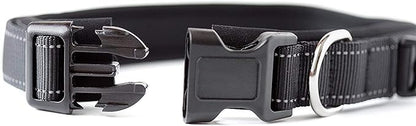 Mighty Paw Dog Collar - Neoprene Padded - Reflective for Running - Extra Comfort for Active Dogs - Padded and Comfortable Collar for All Breeds - Heavy Duty