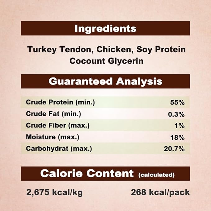 A Freschi srl Turkey Tendons for Dogs, USA-Sourced, Healthy Dog Treats, Rawhide-Free Puppy Chews, All Natural, Hypoallergenic Dog Treats, Thin Sticks, 3.5 oz Pack