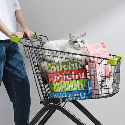Michu Tofu Cat Litter Natural Clumping Tofu Cat Litter, Fast Clumping and Easily Scoop-able 5.5lb/88oz 5 Scents - Greentea, 4 Pack