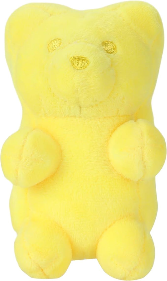 Chomp Haus Gummy Bear – Luxurious Plush Dog Toy with Squeaker, Premium Fabric, Embroidered Details, Designer-Inspired Chew Toy, Fun Gift for Small to Medium Dogs & Dog Lovers