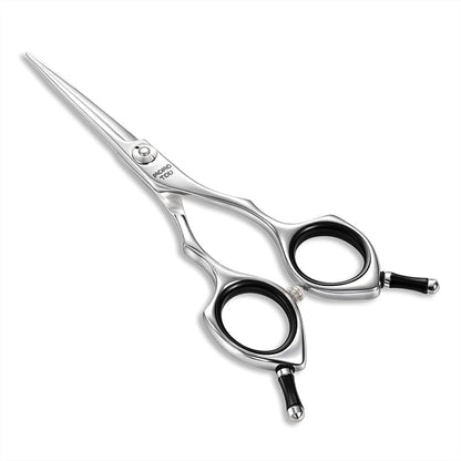 Momotou Dog Grooming Scissors 5 inch Small Straight Scissors Super Light Professional 440C Stainless Steel Pet Shears for Trimming Face and Paws Nose Ear Easy Use.