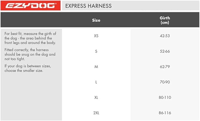 EzyDog Express Dog Harness - Adjustable Dog Harness for Large, Medium, and Small Dogs with Padded Ergonomic Anti-Chafing Design, Grip Handle, & Easy Side Buckle (Gray, XL)