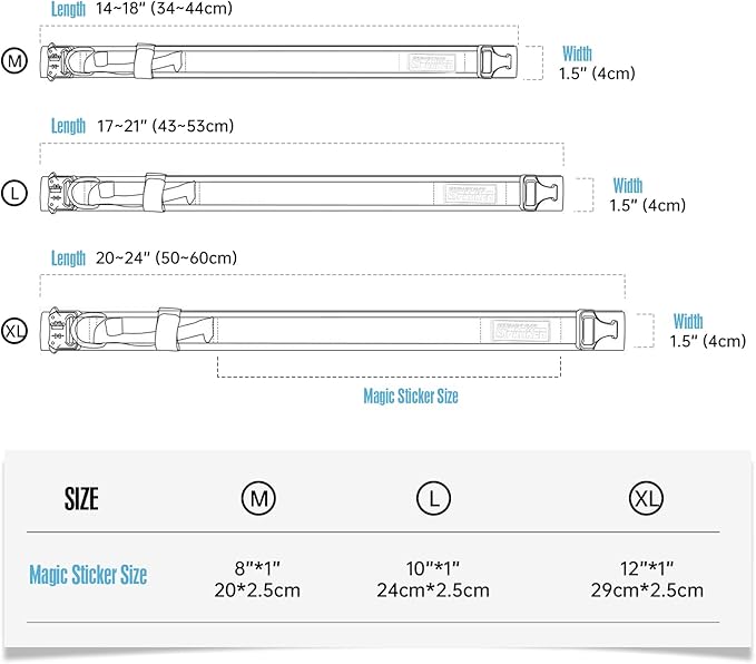 EXCELLENT ELITE SPANKER Tactical Dog Collar Nylon Adjustable Training Collar Military Dog Collar Heavy Duty Metal Buckle with Control Handle for Medium and Large Dogs with Patches(COB-L)