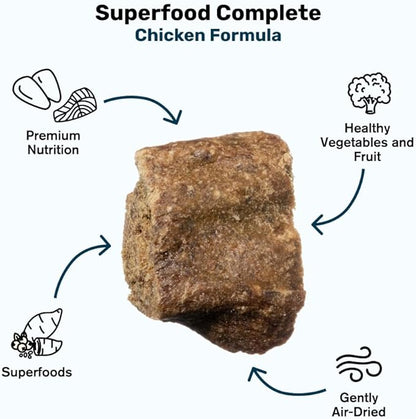 BADLANDS RANCH by Katherine Heigl – Superfood Complete Air-Dried Chicken Dog Food – High Protein with Superfoods for Daily Wellness & Consistent Nutrition – 64 oz (Pack of 2)