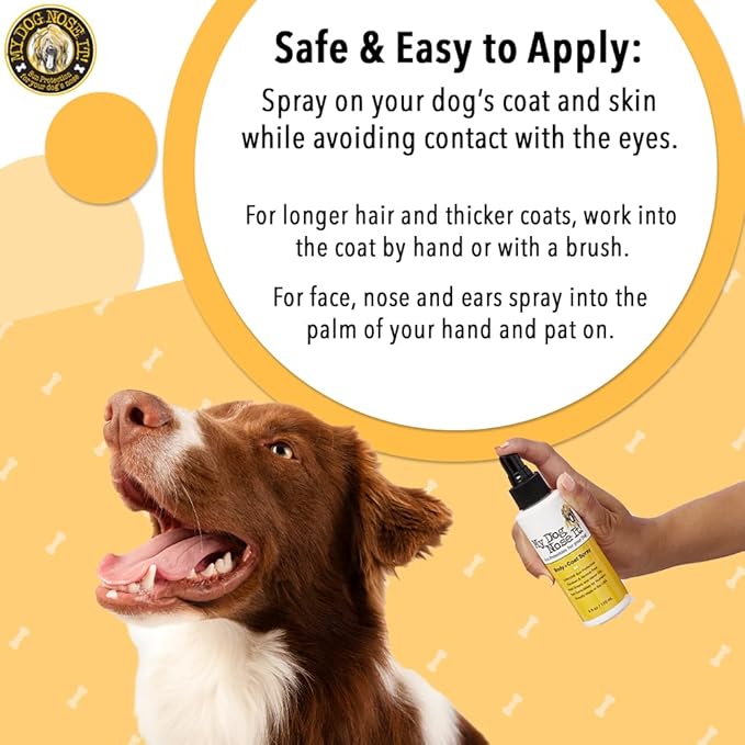 Coat and Body Spray - Sun Protection for Your Dog, Protects Against Harmful UVA/UVB Rays