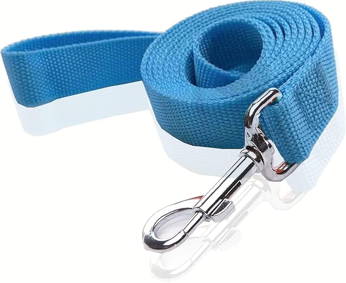 Nylon Dog Leash 8 Feet Long, Walking Training Dog Leashes for Medium Large Dogs