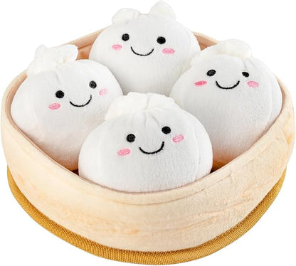 Dog Squeaky Toys, 5-Pack Interactive Dogs Toy, Stuffed Dog Chew Toys, Durable Plush Toy for Puppy, Small, Middle, Large Dogs