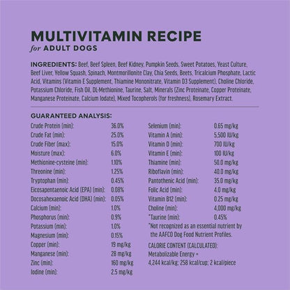 Instinct Raw Boost Mixers Multivitamin for Adult Dogs Freeze-Dried Food Topper, 5.5 oz. Bag