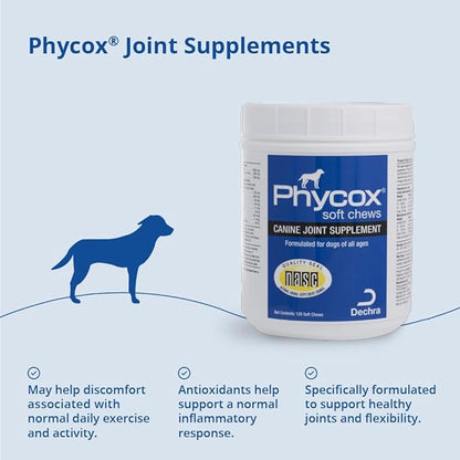 Phycox Dog Joint Supplement Soft Chews, 120 Ct