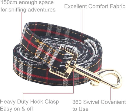 SuperBuddy Dog Collar and Leash,Breathable Adjustable Dog Collar-Safe Buckle-Collars for Small Medium Large Pet