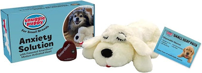 Snuggle Puppy Junior Heartbeat Puppy Toy - Heartbeat Puppy for Dogs - Pet Anxiety Relief and Calming Aid - Comfort Dog Toy - Behavioral Training and Sleep Aid Cuddle Buddy - Golden