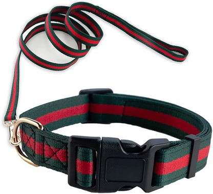 Premium Dog Collar and Leash,Safety and Durable Pet Collars Leashes,Luxury Fashion Dog Collar Gift Set for Big Dogs