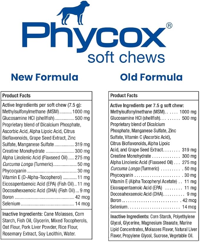 Phycox Dog Joint Supplement Soft Chews, 60 Ct
