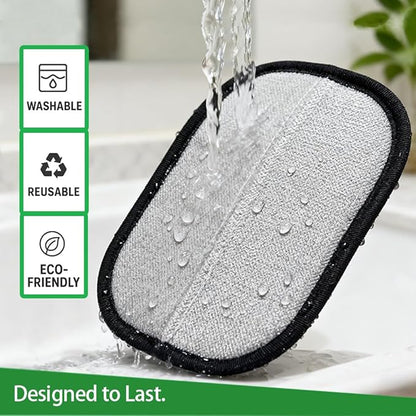 Pet Hair Remover Glove for Dogs & Cats, Electrostatic Fabric Hair Removal Mitt for Sofa, Couch, Bedding, Carpet & Car Interior, Reusable Furniture & Upholstery Cleaning Tool