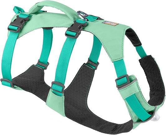 Ruffwear, Flagline Dog Harness, Lightweight and Reflective, No Pull Dog Lift Harness for Hiking, Running and Everyday Use, Sage Green, Medium