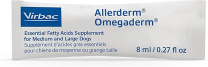 Virbac Allerderm Omegaderm EZ-Dose Packets for Medium & Large Dogs 28 Count