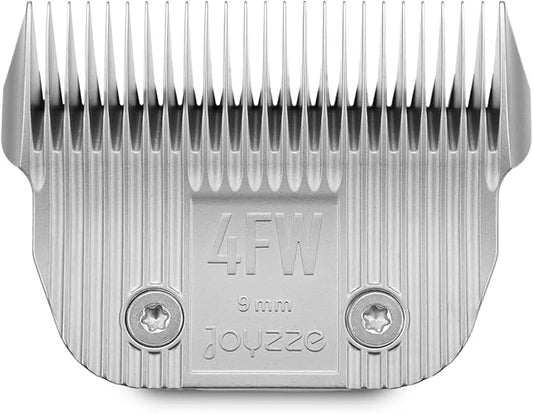 JOYZZE Raptor/Falcon Series A Wide Blade - Professional Grade Dog Clipper Grooming Blade, Detachable, Replacement Blades - Stainless Steel, Coated Ceramic, (A Series #4FW)
