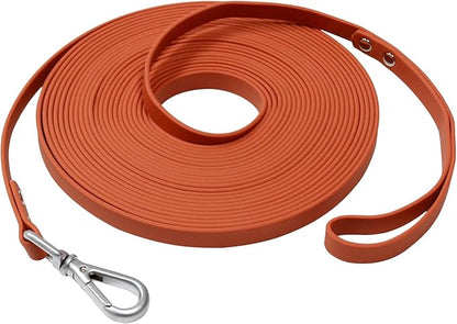 Long Dog Leash Waterproof Recall Training Lead Outdoor Long Line Great for Training, Beach, Play, Camping, or Backyard