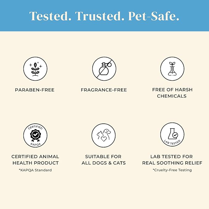 petora] PAWFECT Comfort Soothing Jelly Serum for Dogs & Cats | Fast Relief for Dry, Cracked Paws, Hot Spots & Itchy Skin | Certified KAPQA Animal Safety & Efficacy | Pump Dispenser Mess-Free