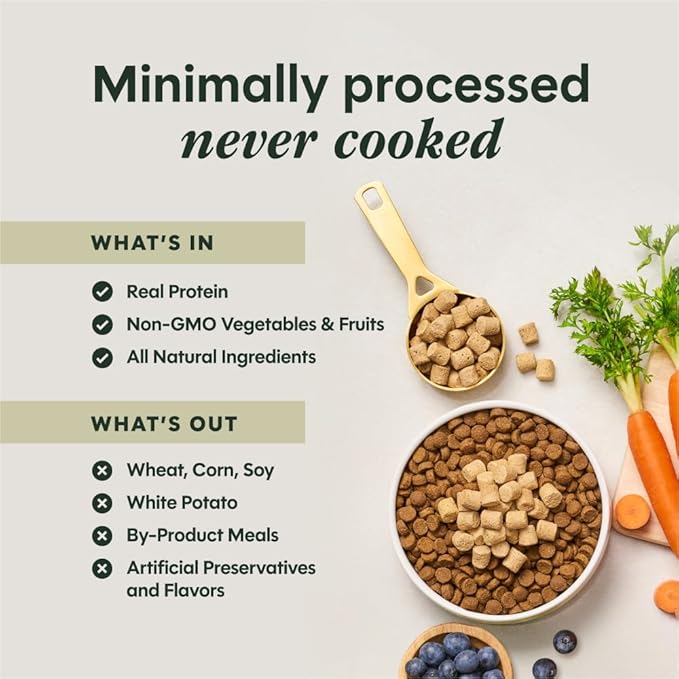 Instinct Raw Boost Mixers, Freeze Dried Dog Food Topper, Grain Free Recipe - All Natural Beef, 6 oz. Bag
