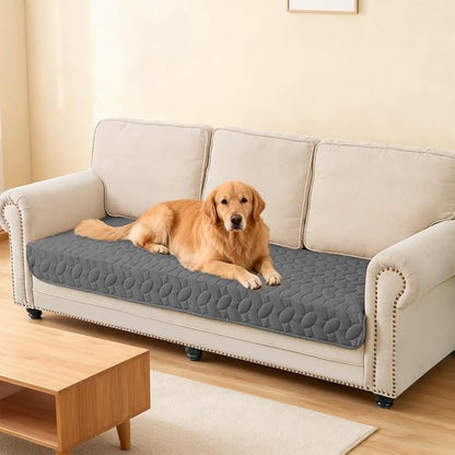 Ameritex Waterproof Pet Bed Cover Anti-Slip Dog Bed Blanket for Sofa and Furniture Waterproof New Pattern Design (Darkgrey, 30x53 Inch (Pack of 1))