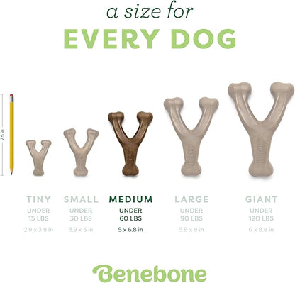 Benebone Peanut Butter Flavored Wishbone Chew Toy