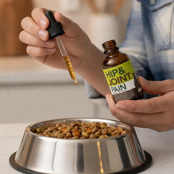 Hip and Joint Support for Dogs Cats - Pain Relief with Glucosamine, Chondroitin, Boswellia, MSM, Hyaluronic Acid, Collagens, Dewil's Claw - Healthy Aging- Mobility Lubrication, Stiffness Relief